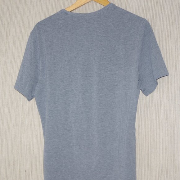 Lululemon Gray Cotton Blend Men Short Sleeve tee Size:S - Picture 3 of 3